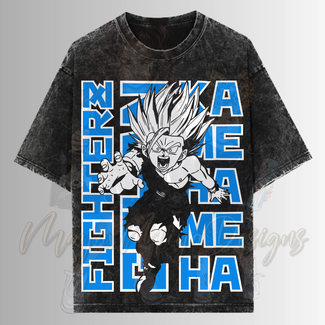 DBZ KID GHN SSJ2 DTF TRANSFERS