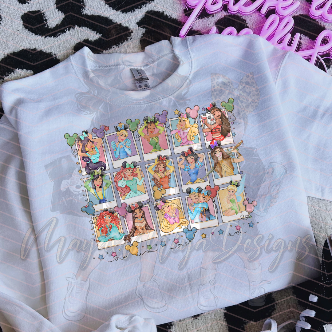 DISNEY PRINCESS TRIP COLLECTION DTF TRANSFERS