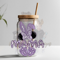 M MAMA PURPLE UVDTF DECAL