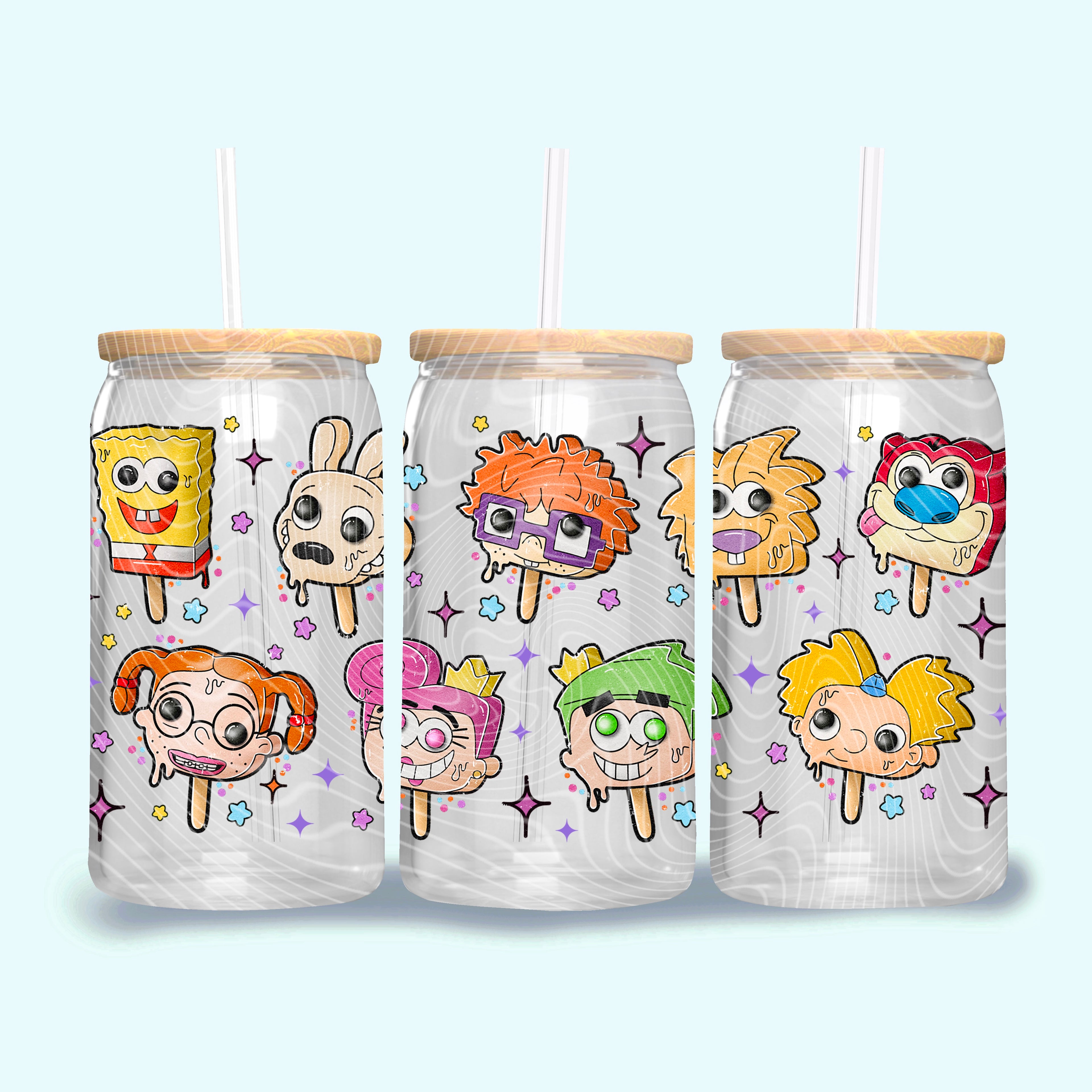 90’S CARTOON POPS UVDTF WRAP