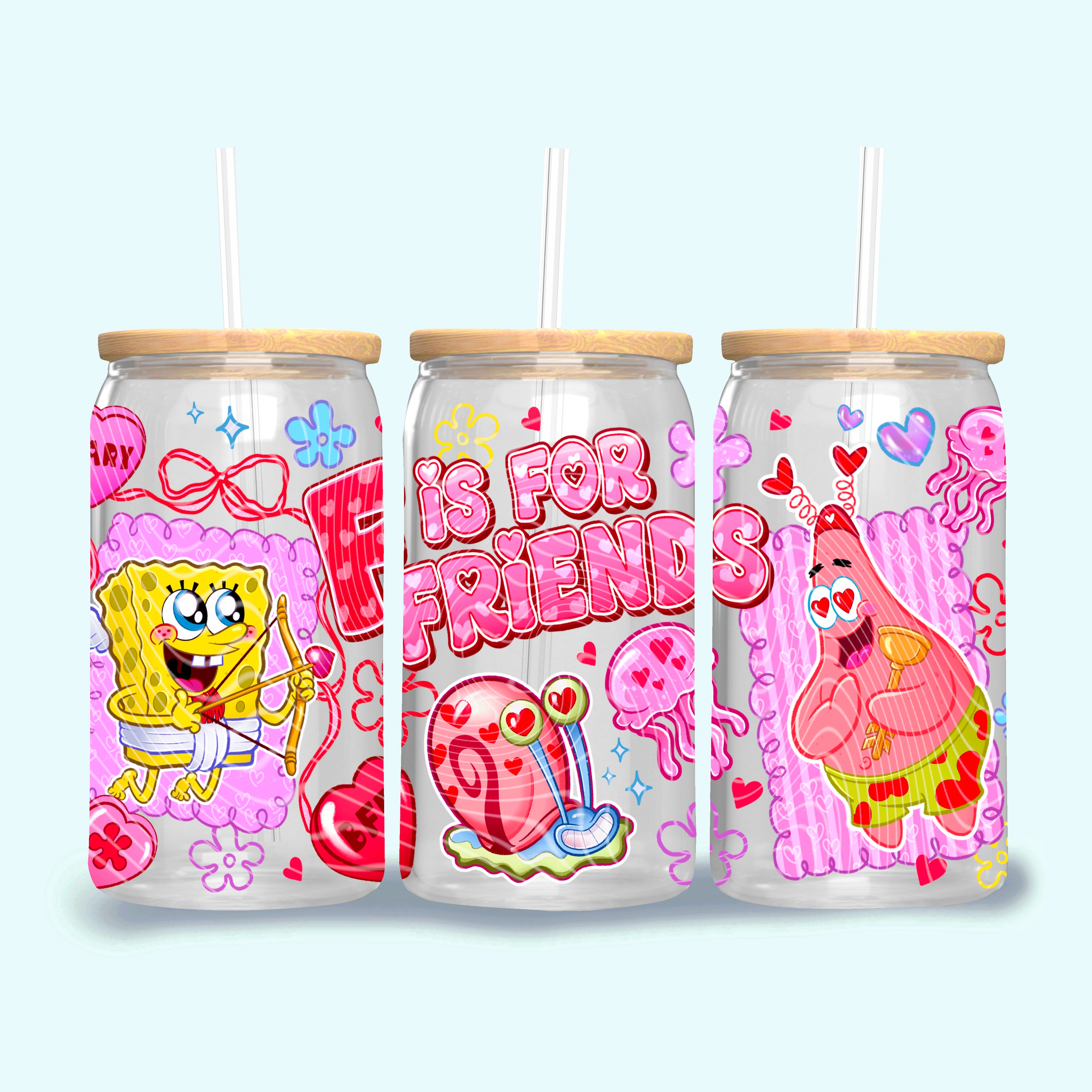F IS FOR FRIENDS UVDTF WRAP
