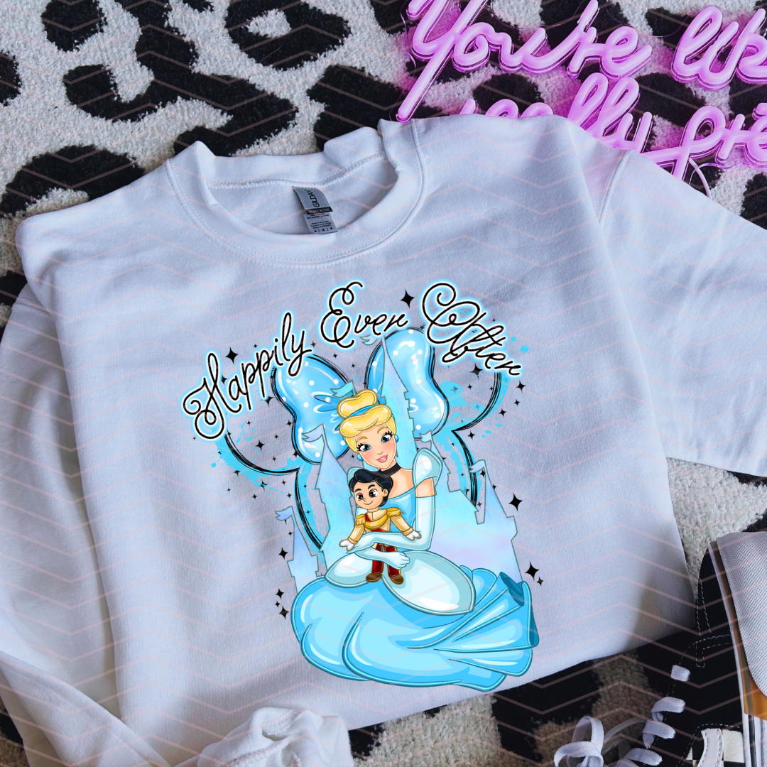 PRINCESS C HAPPILY EVER AFTER DTF TRANSFERS