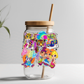 LISA FRANK MASHUP UVDTF DECAL