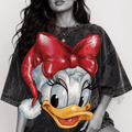 GIRL DDUCK XMAS BALLOON DTF TRANSFER