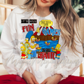 SIMPSONS ITS ALL FUN & GAMES DTF TRANSFERS