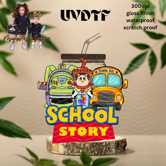 TSTORY SCHOOL UVDTF DECAL