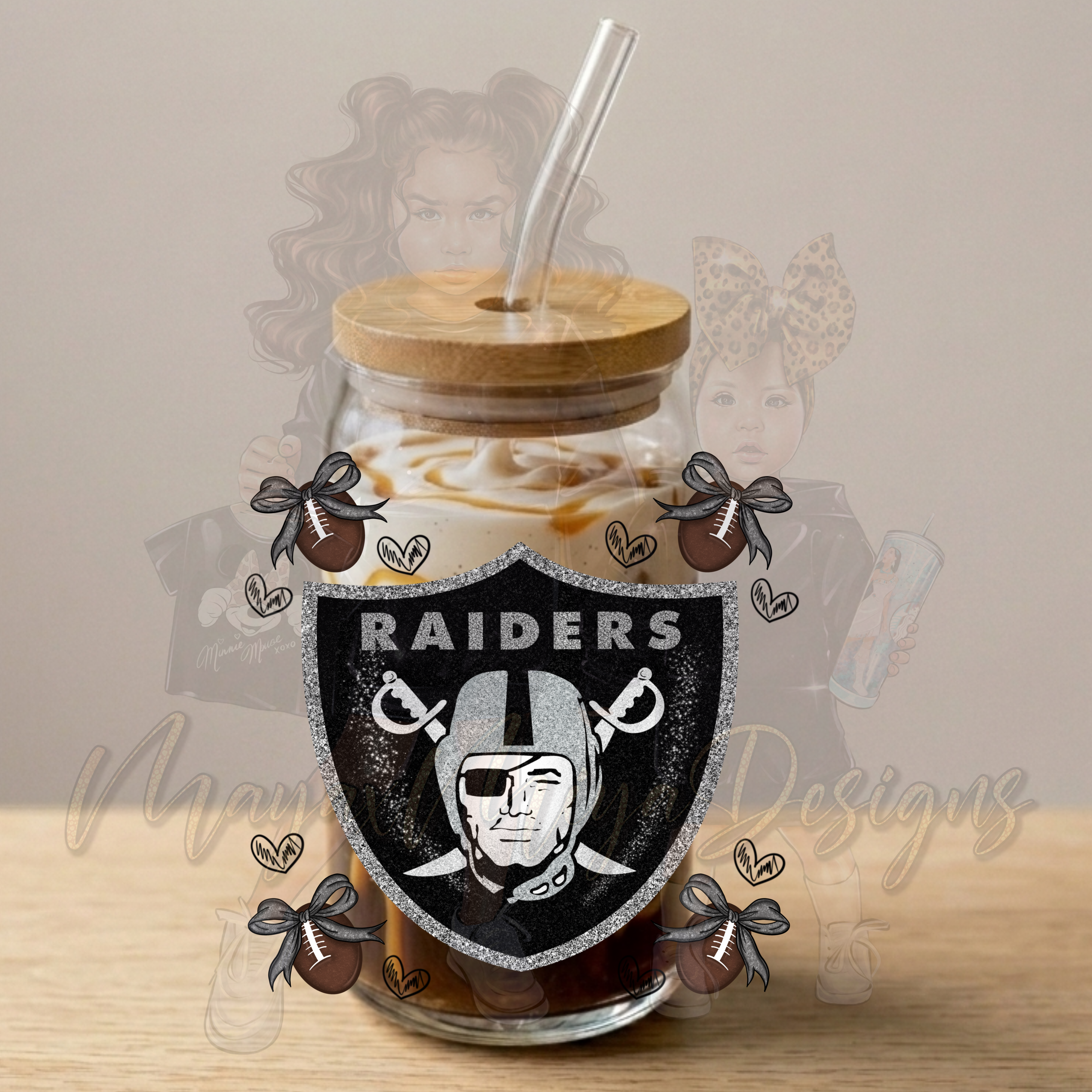 RDRS W FOOTBALL UVDTF DECAL