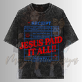 JESUS PAID IT ALL DTF TRANSFERS