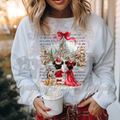 M & M CHRISTMAS LOVERS W PLTO DTF TRANSFERS
