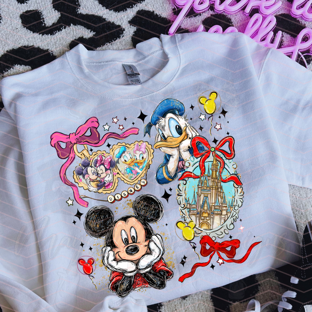 M MOUSE DOUBLE DATE DTF TRANSFERS