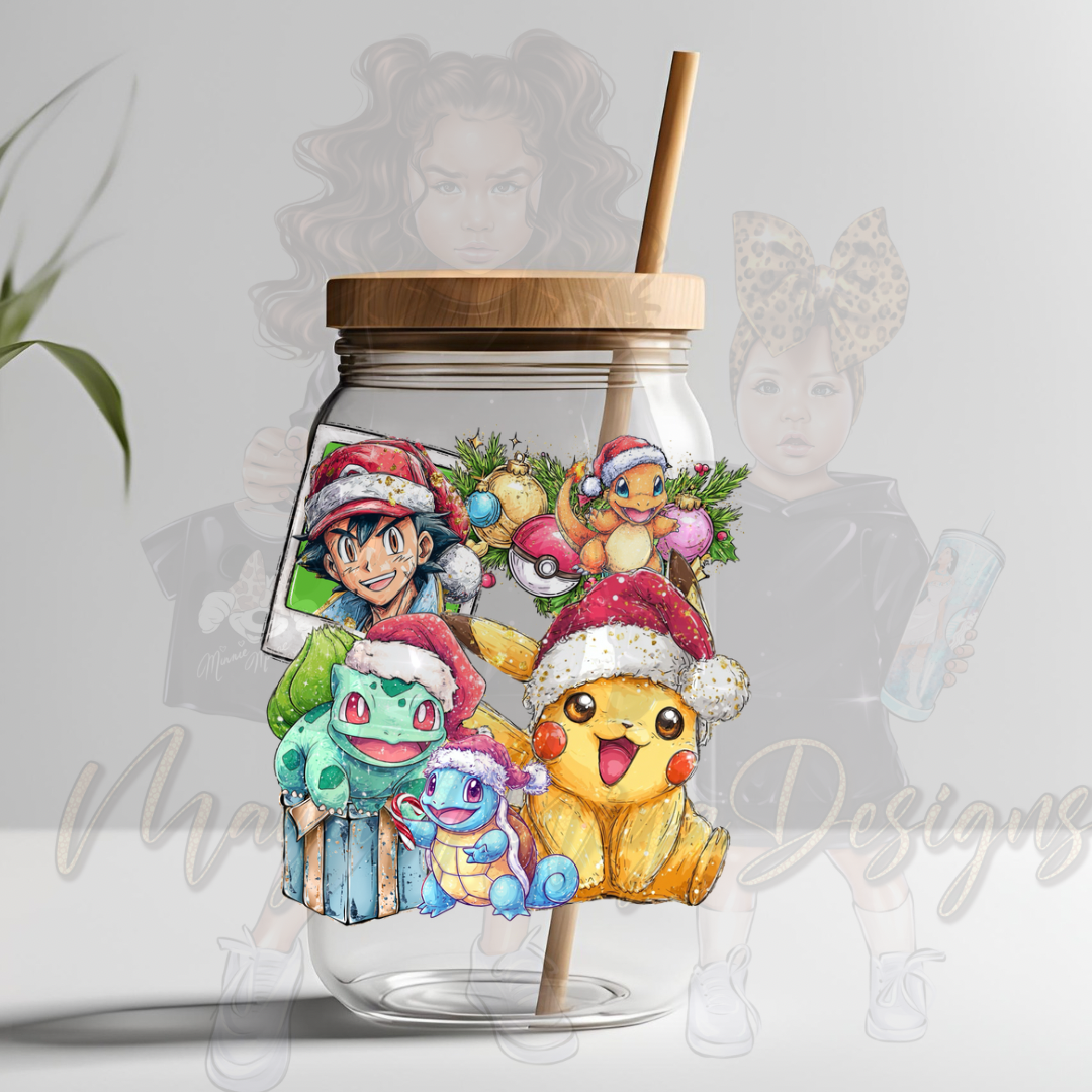 PMON CHRISTMAS PHOTOS UVDTF DECAL