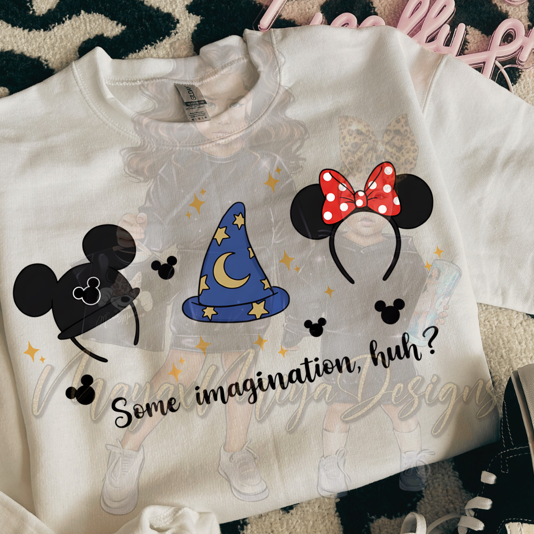 SOME IMAGINATION EARS DTF TRANSFERS