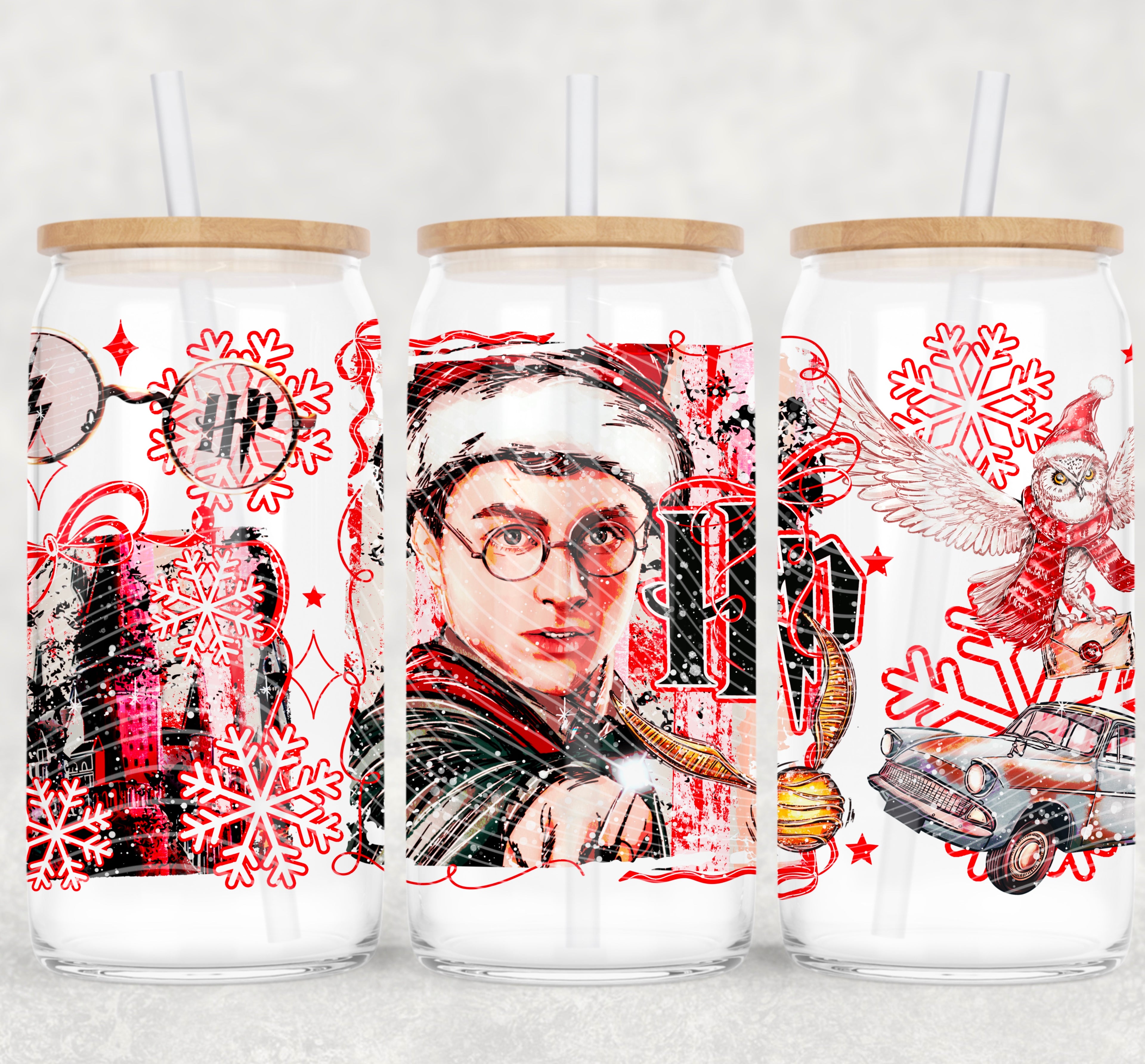 HP CHRISTMAS RED THINGS UVDTF WRAP