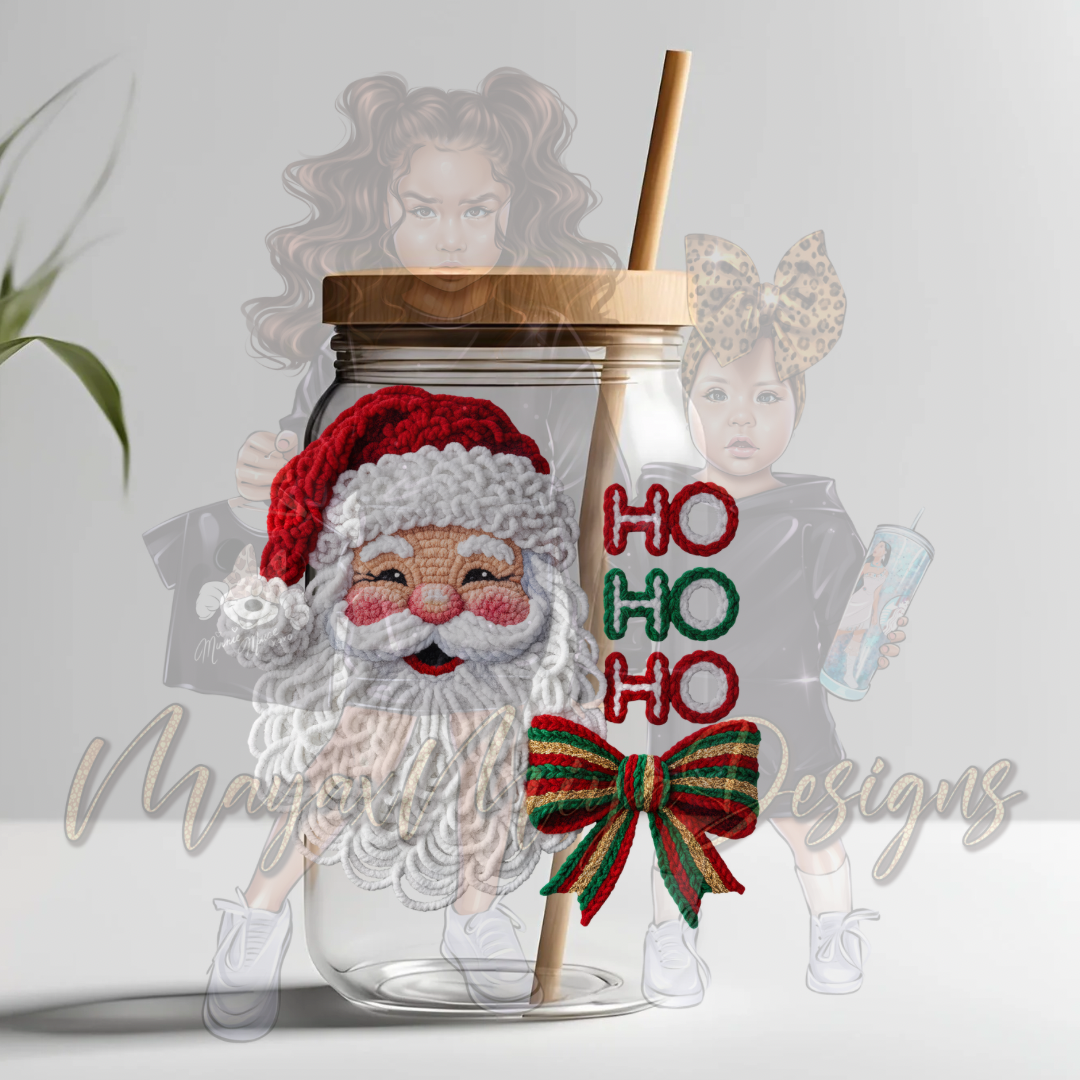 SNTA KLAUS HO HO HO UVDTF DECAL