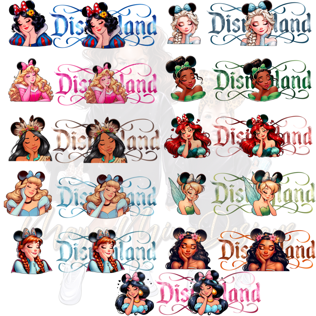 DREAM BIG PRINCESS PNG BUNDLE