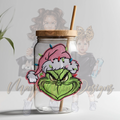 PINK GRINCHMAS HAT UVDTF DECAL