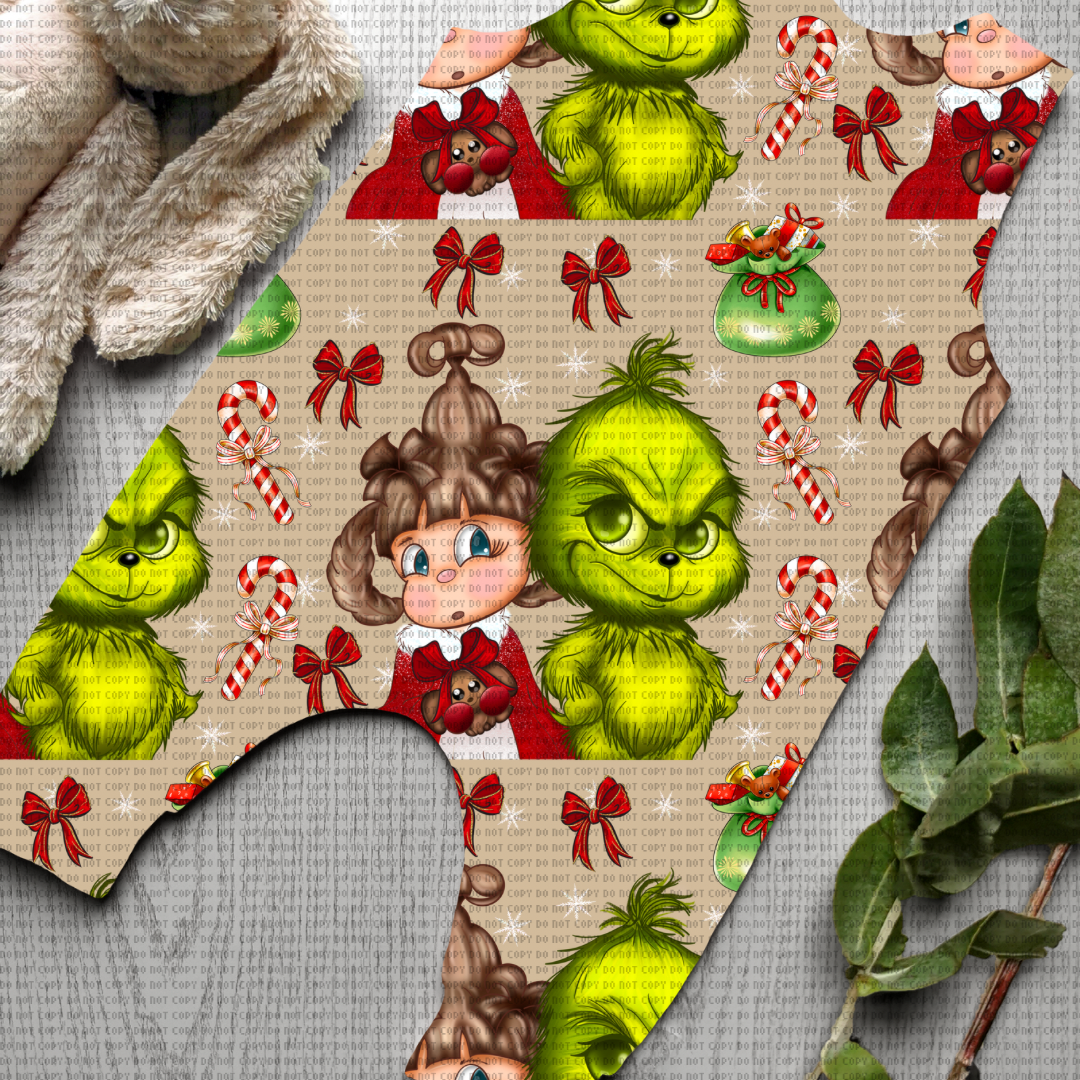 GRINCHMAS AND CINDYLOU PNG SEAMLESS BUNDLE