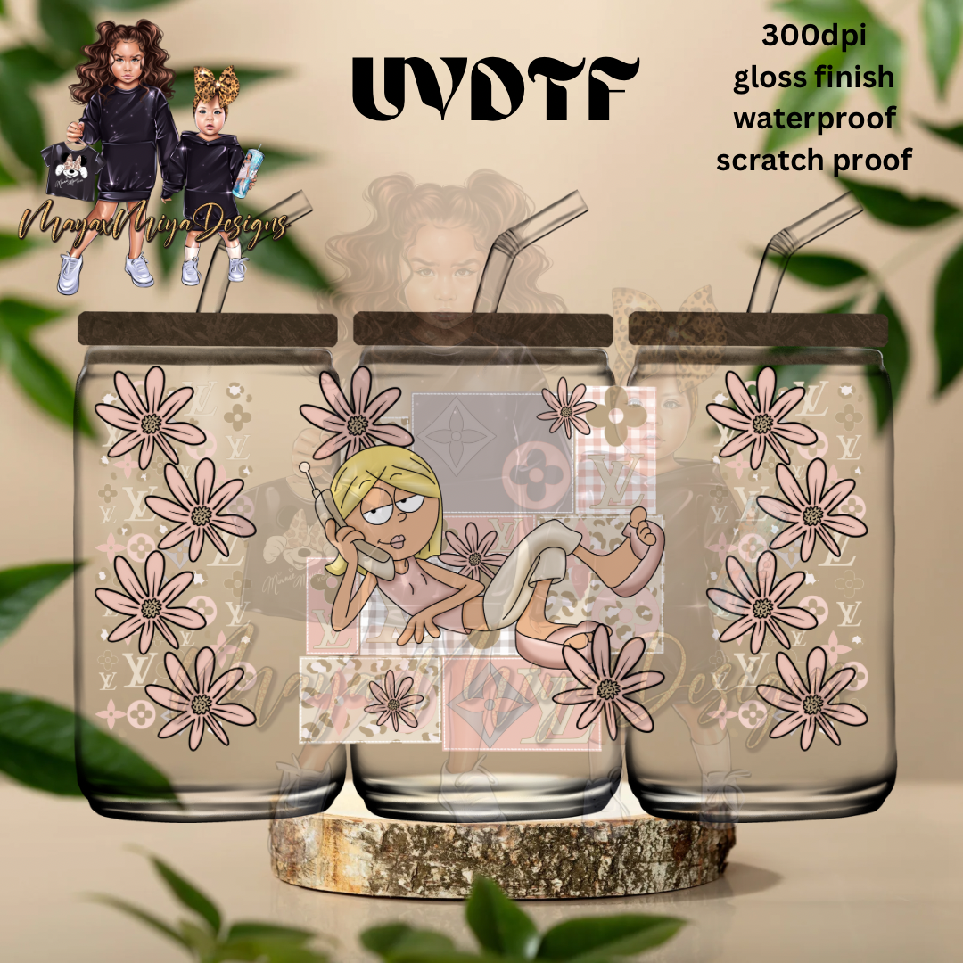 LM LV FLOWERS UVDTF WRAP