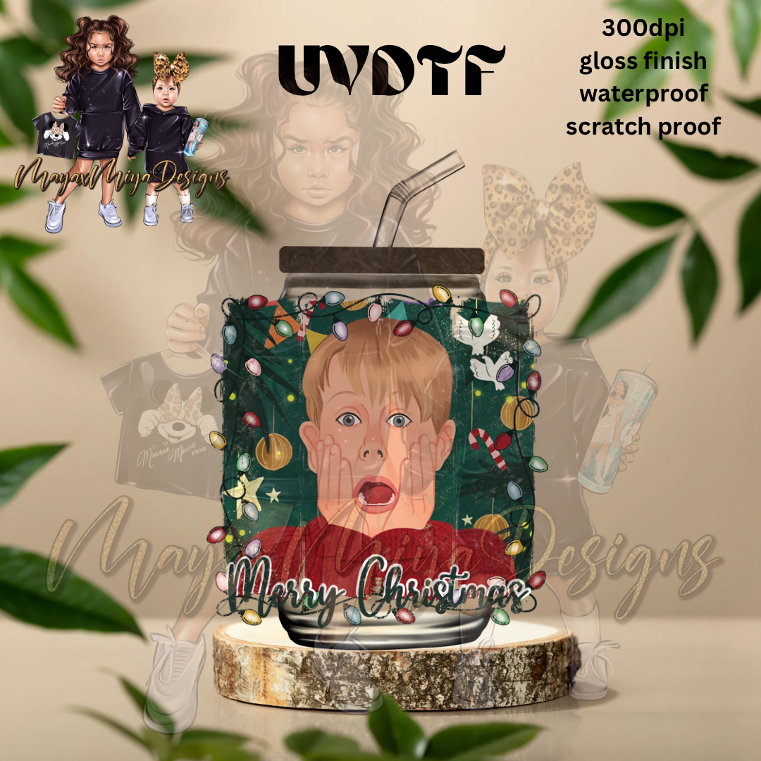 HA MERRY CHRISTMAS UVDTF DECAL