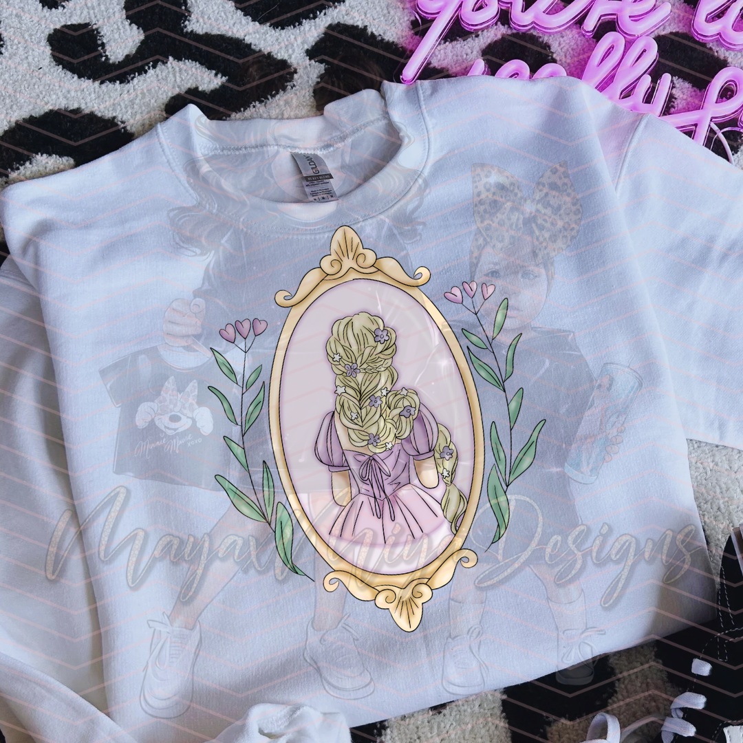 PRINCESS R MIRROR DTF TRANSFERS