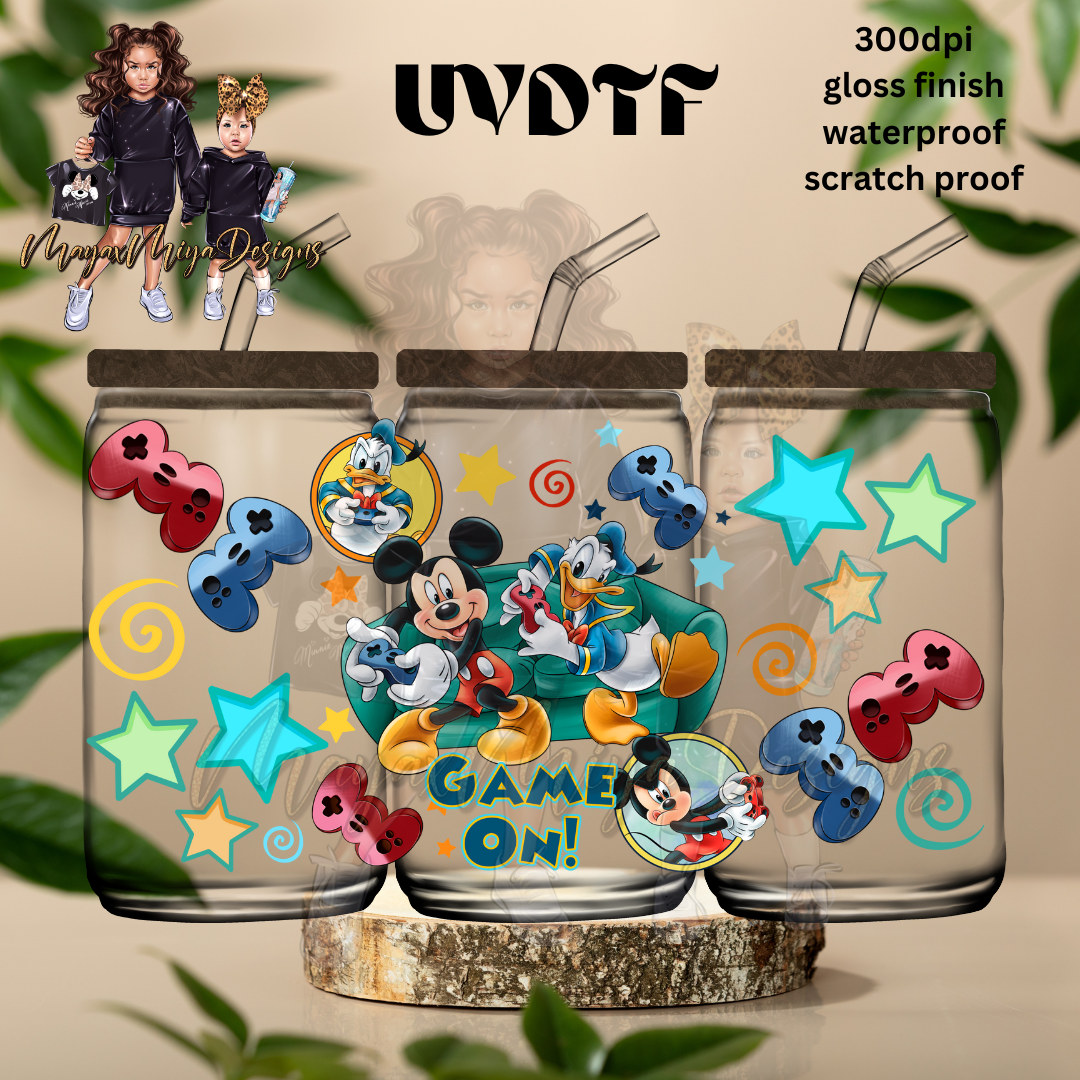 M & FRIENDS GAME ON UVDTF WRAP