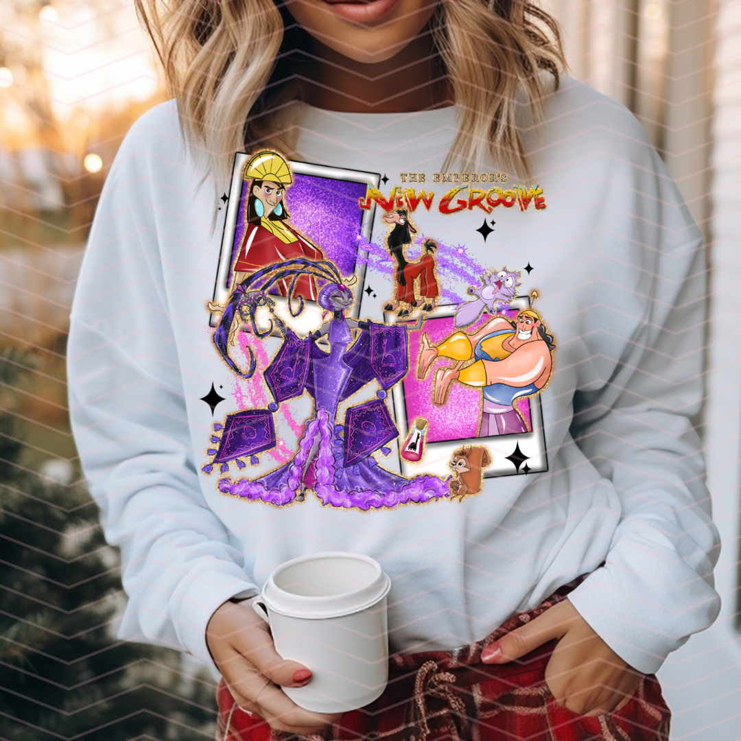 EMPERORS NEW GROOVE DTF TRANSFERS