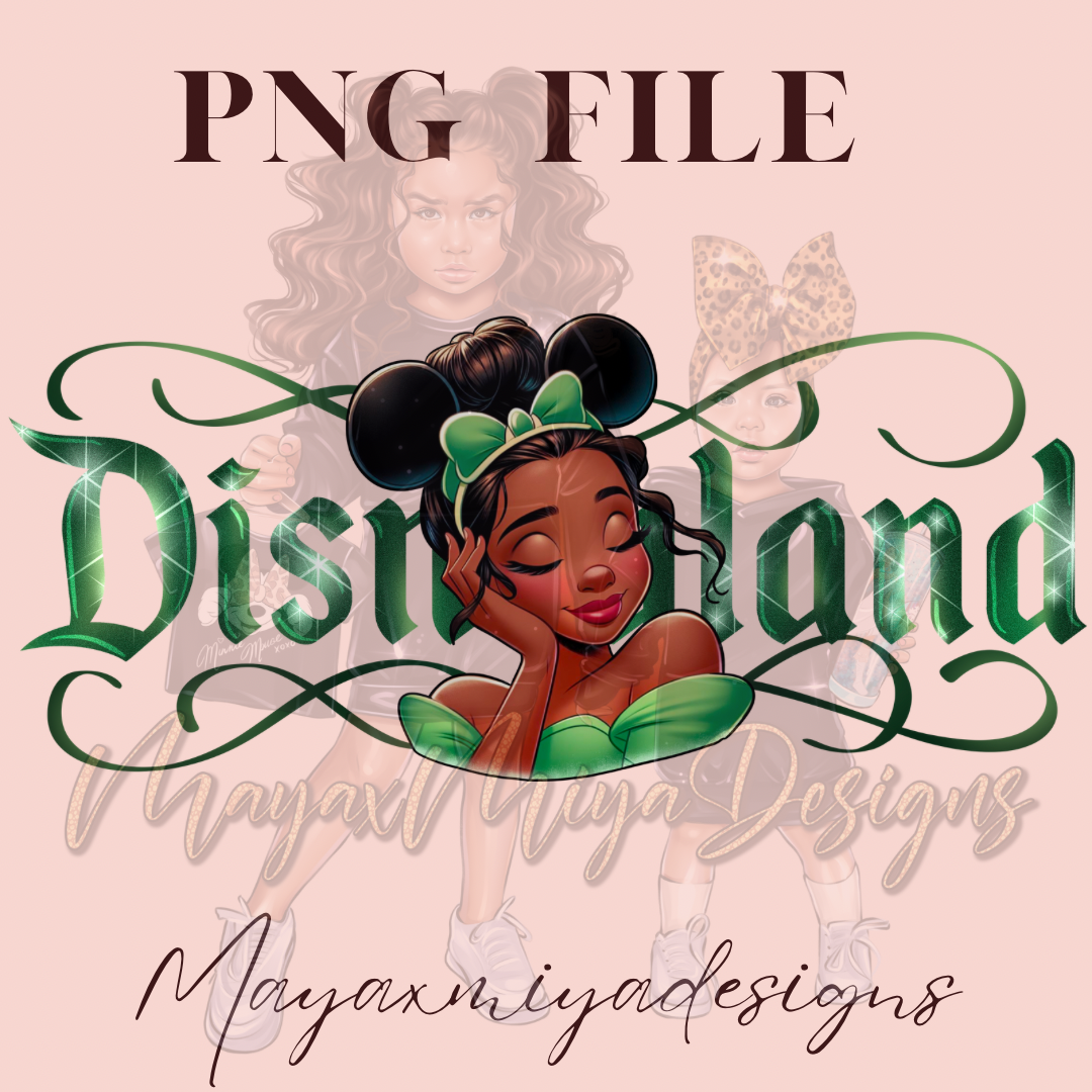 PRINCESS T DREAM BIG PNG WRAP