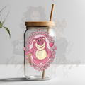 T STORY PINK BEAR UVDTF DECAL