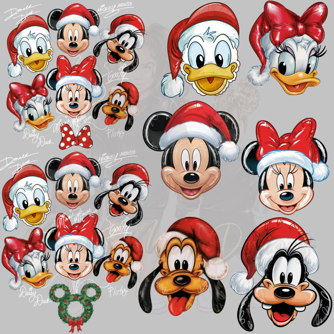 MFRIENDS CHRISTMAS BALLOONS PNG BUNDLE