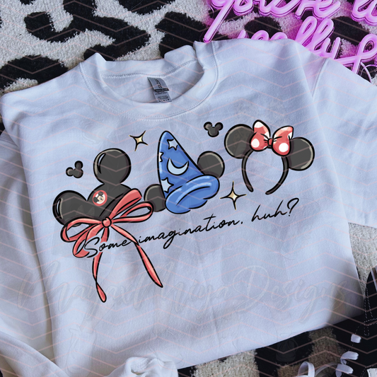 M MOUSE SOME IMAGINATION DTF TRANSFERS