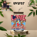 BLUE LOVE IS LIKE A BOX OF CHOCOLATE UVDTF DECAL