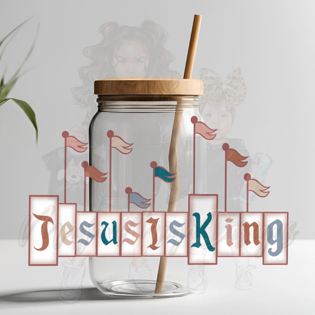 JESUS IS KING UVDTF WRAP