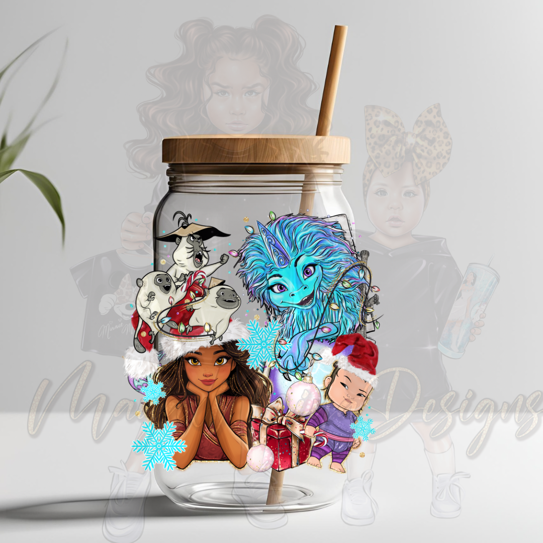 PRINCESS RY CHRISTMAS & FRIENDS UVDTF DECAL