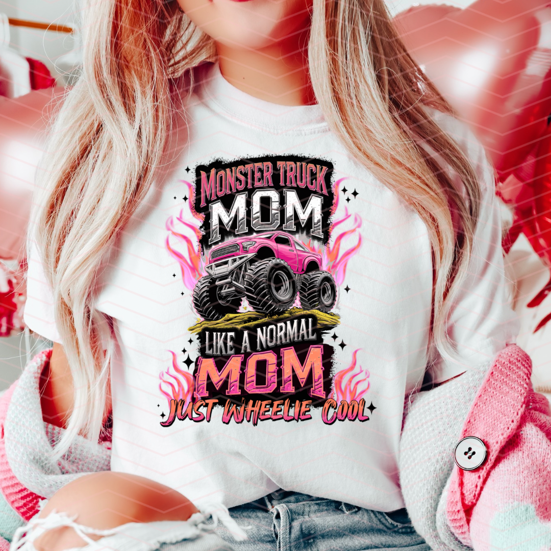 MONSTER TRUCK MOM DTF TRANSFERS