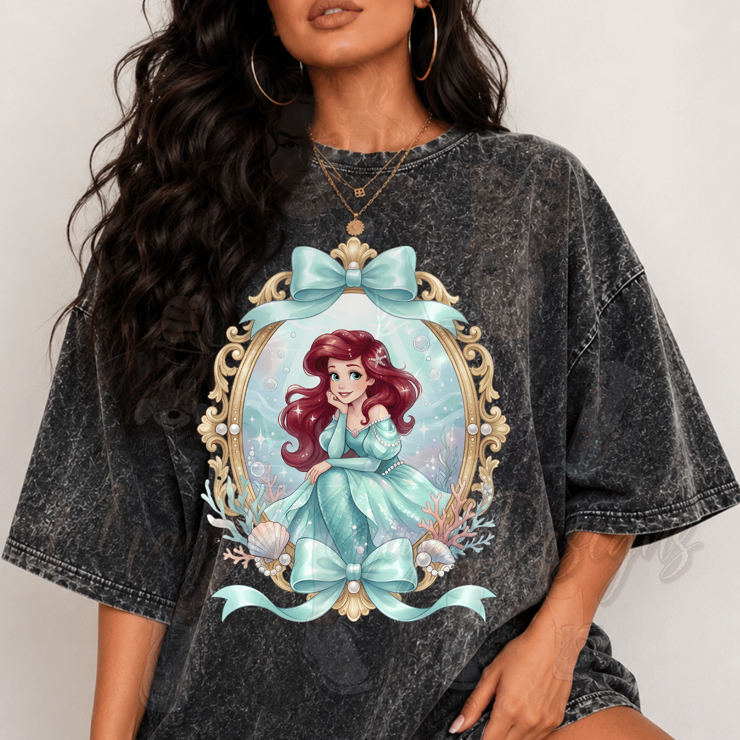 PRINCESS A MIRROR DTF TRANSFERS