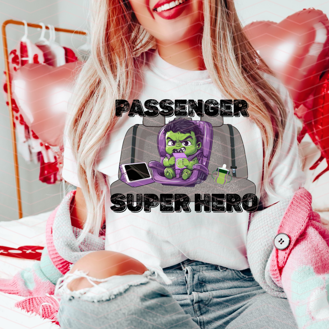 H PASSENGER SUPERHERO DTF TRANSFERS