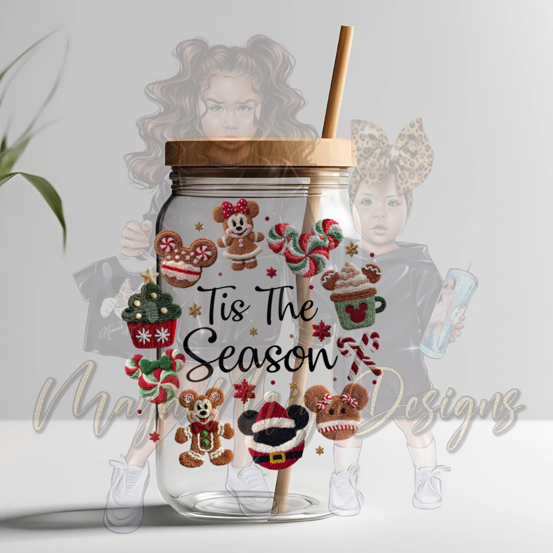 TIS THE SEASON TREATS UVDTF DECAL