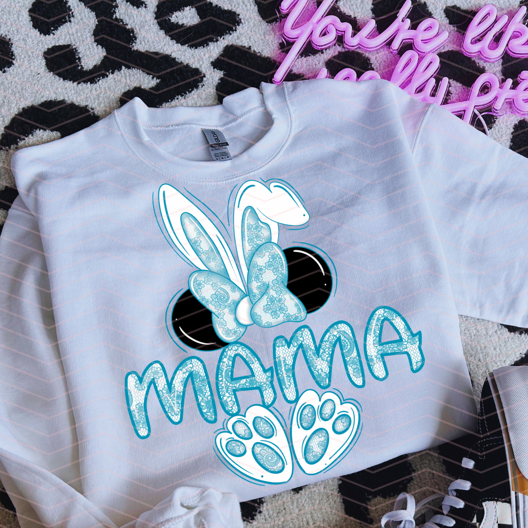 M MAMA BLUE DTF TRANSFERS