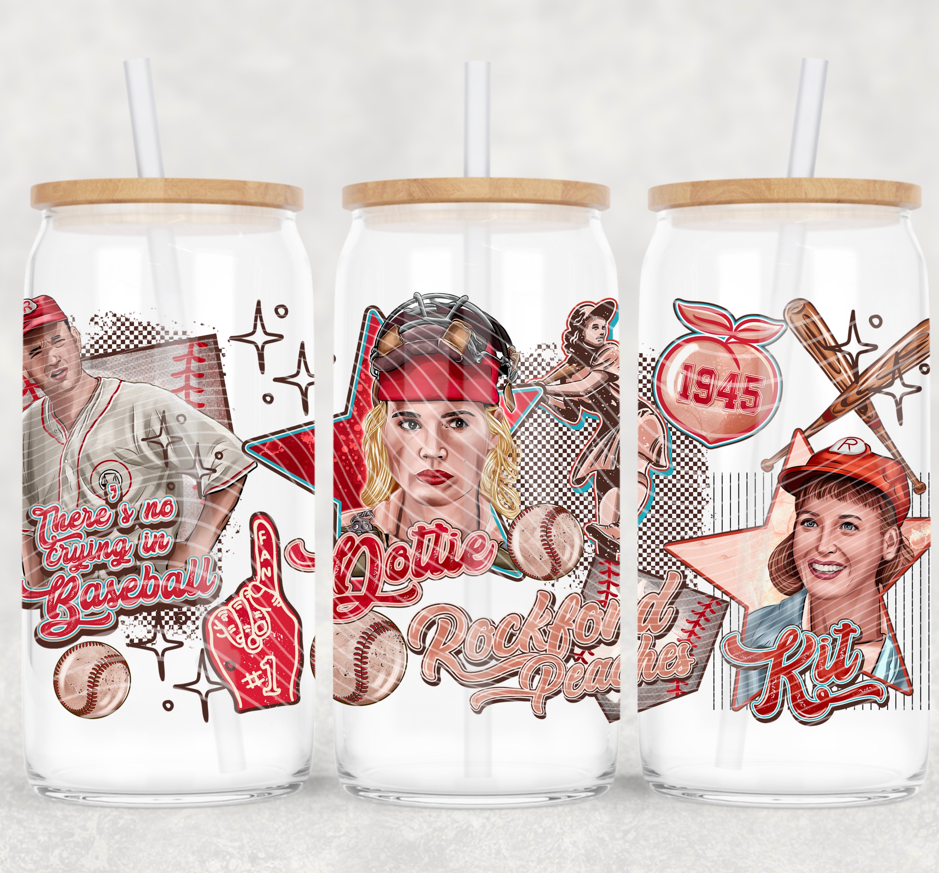 1945 PEACHES UVDTF WRAP