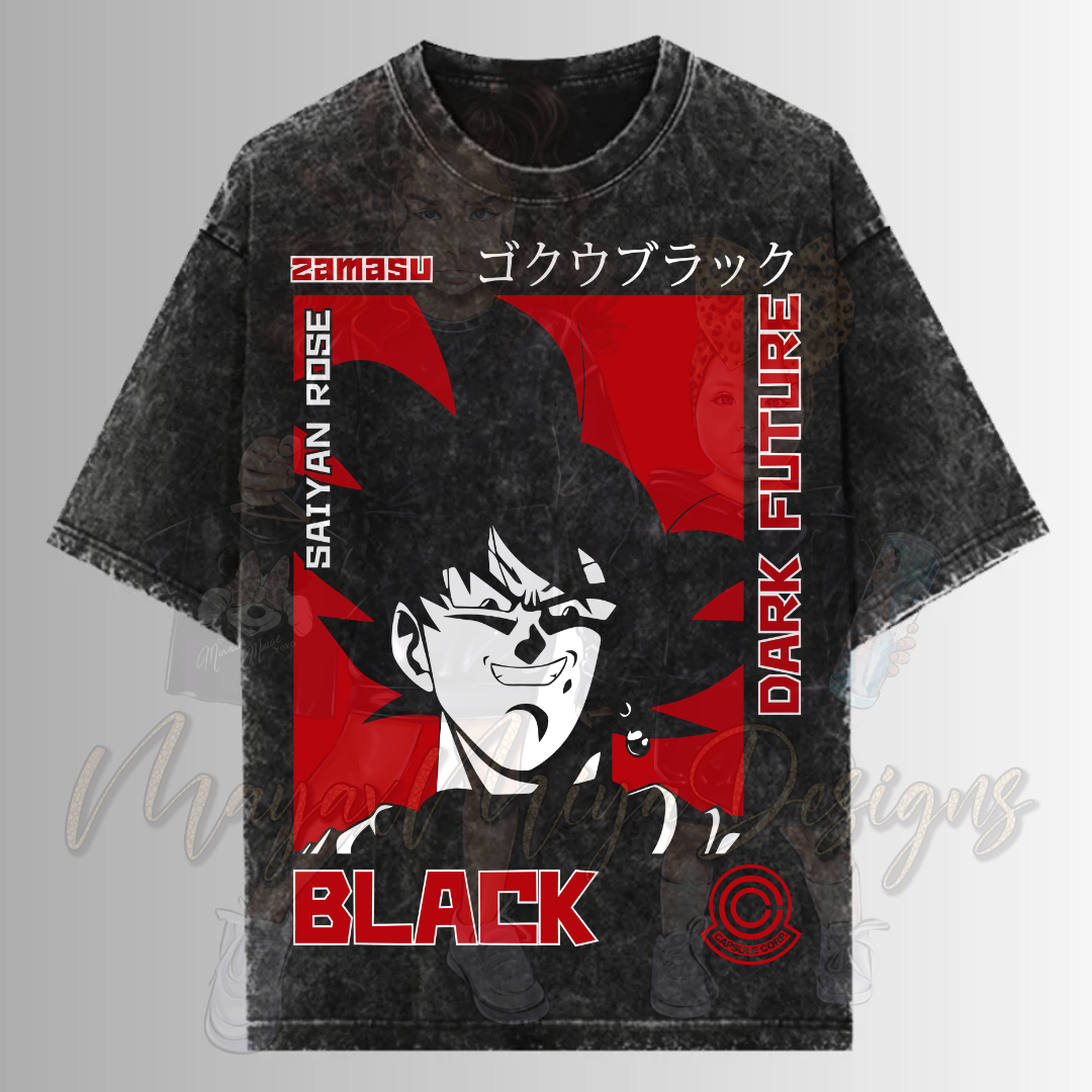 DBZ GK BLACK DTF TRANSFERS