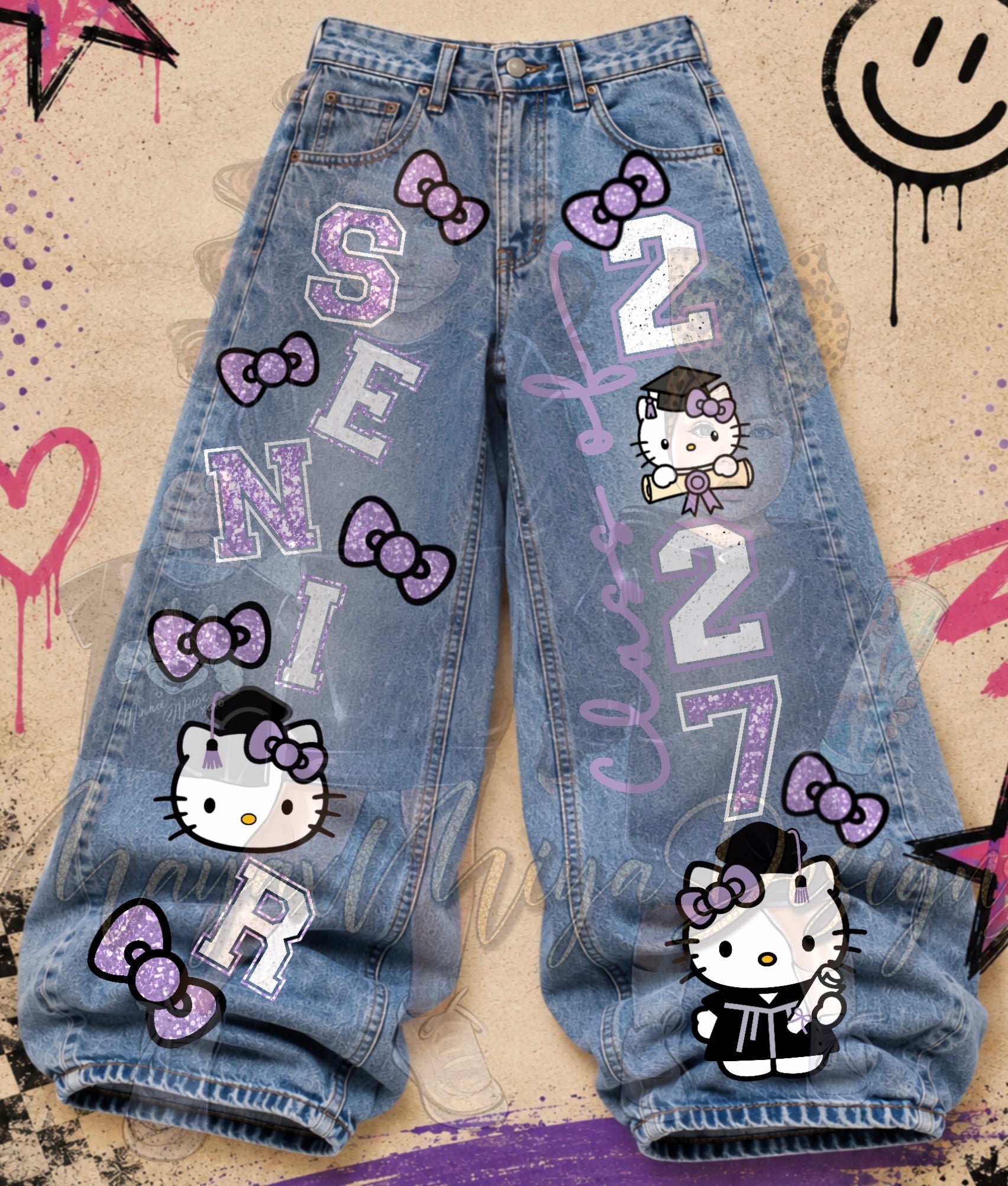 HK SENIOR PANTS LAVENDER PNG