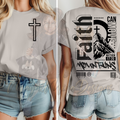 FAITH CAN MOVE MOUNTAINS BLACK DTF TRANSFERS