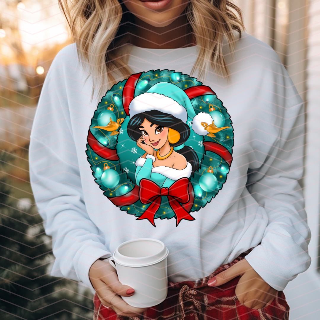 PRINCESS J WREATH DTF TRANSFERS