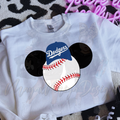 LAD M MOUSE BASEBALL DTF TRANSFERS