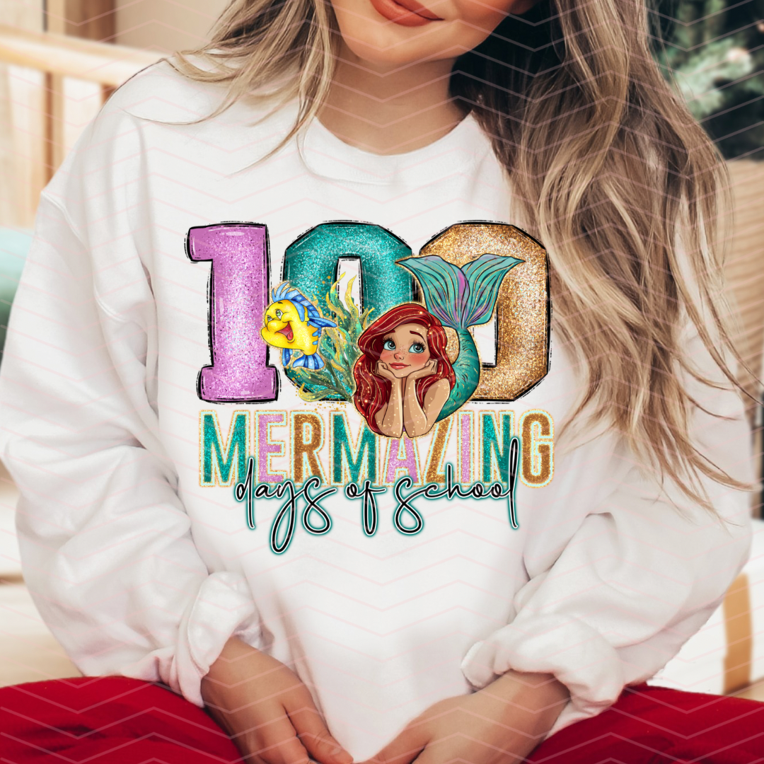 100 MERMAZING DAYS OF SCHOOL DTF TRANSFERS