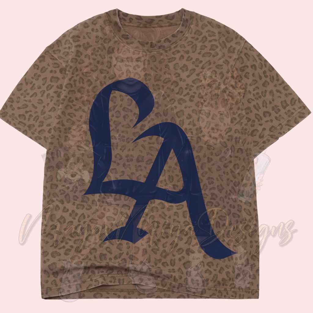 TAKE ME OUT THE THE BALLGAME CHEETAH TSHIRT