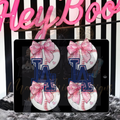 LA SLEEVES BASEBALL PINK PNG