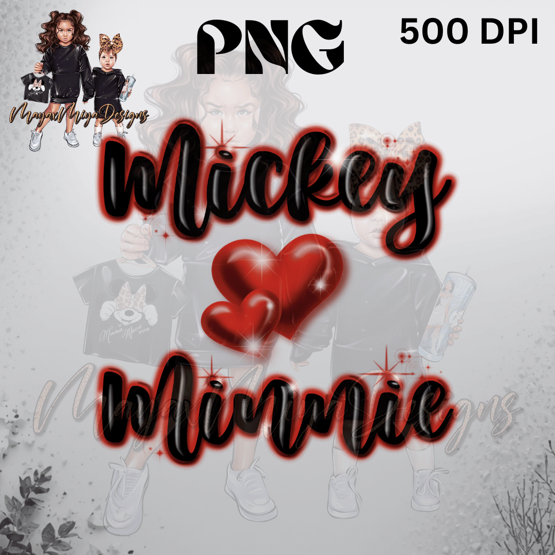 M LOVZ M LTTRS RED PNG