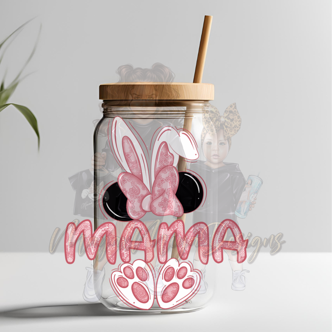 M MAMA PINK V2 UVDTF DECAL