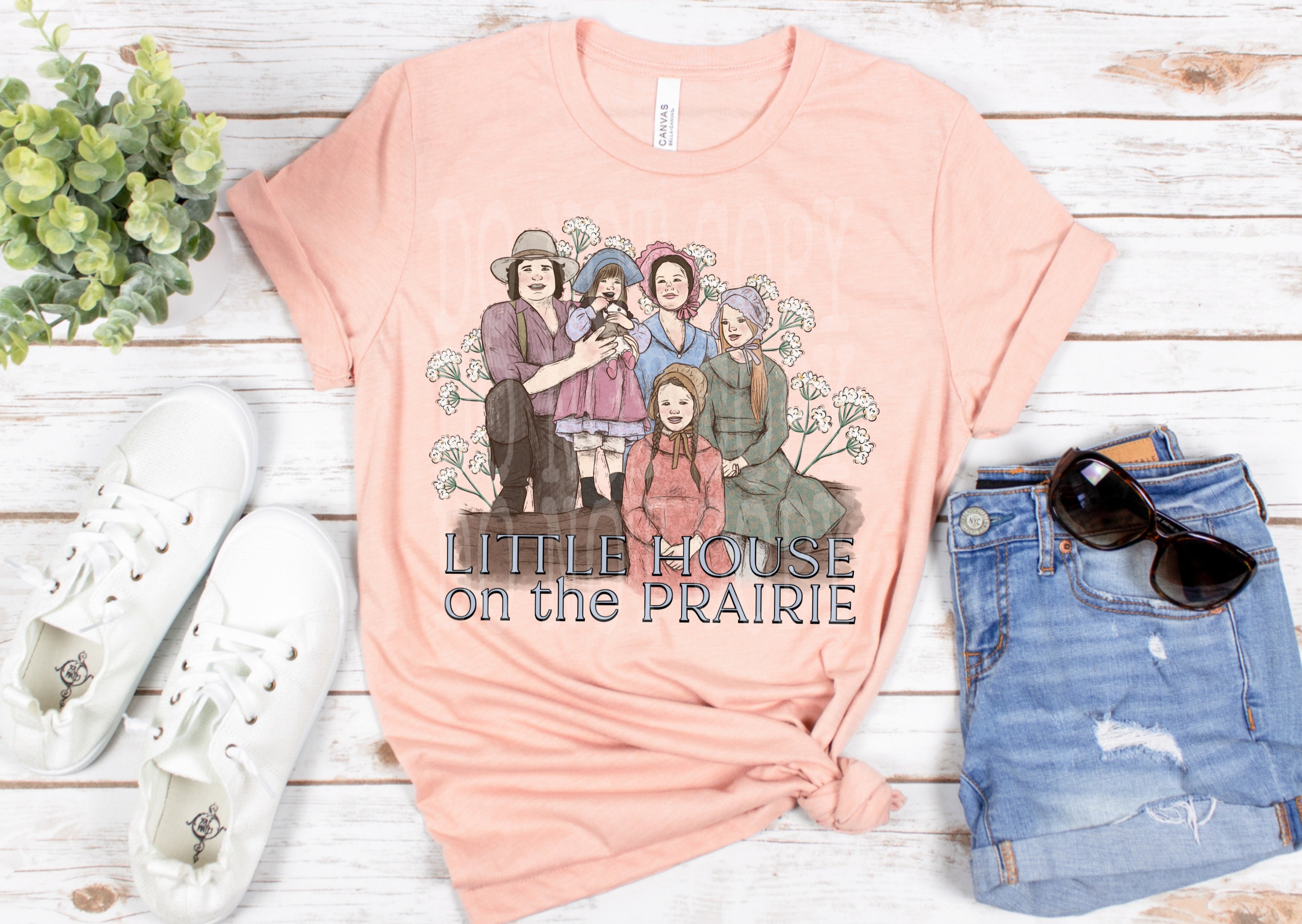 L HOUSE ON THE PRAIRE DTF TRANSFERS